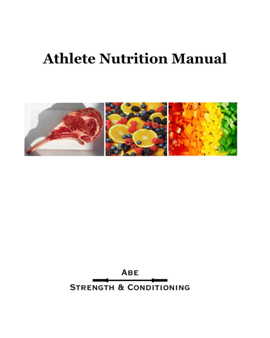 Athlete Nutrition Manual